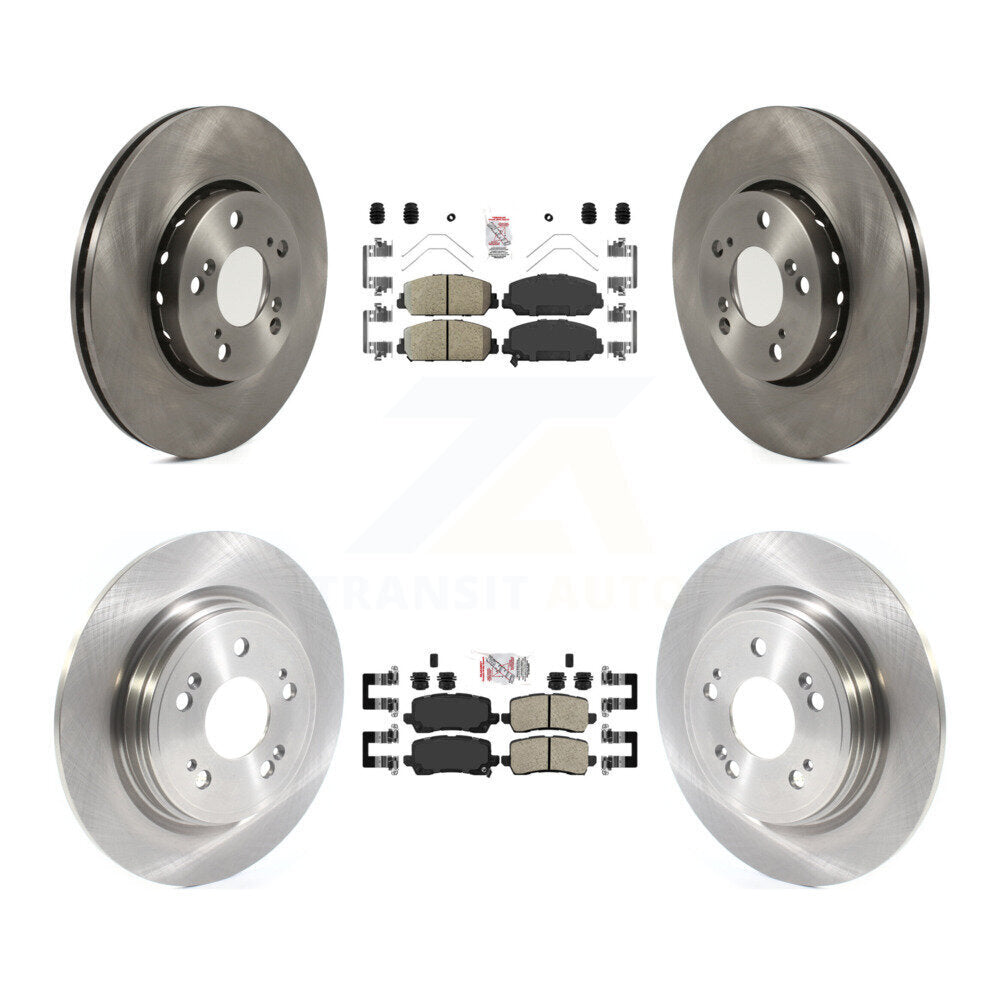 Kit de plaquettes en céramique et de rotors de frein à disque avant et arrière, pour Acura RLX K8A-103496