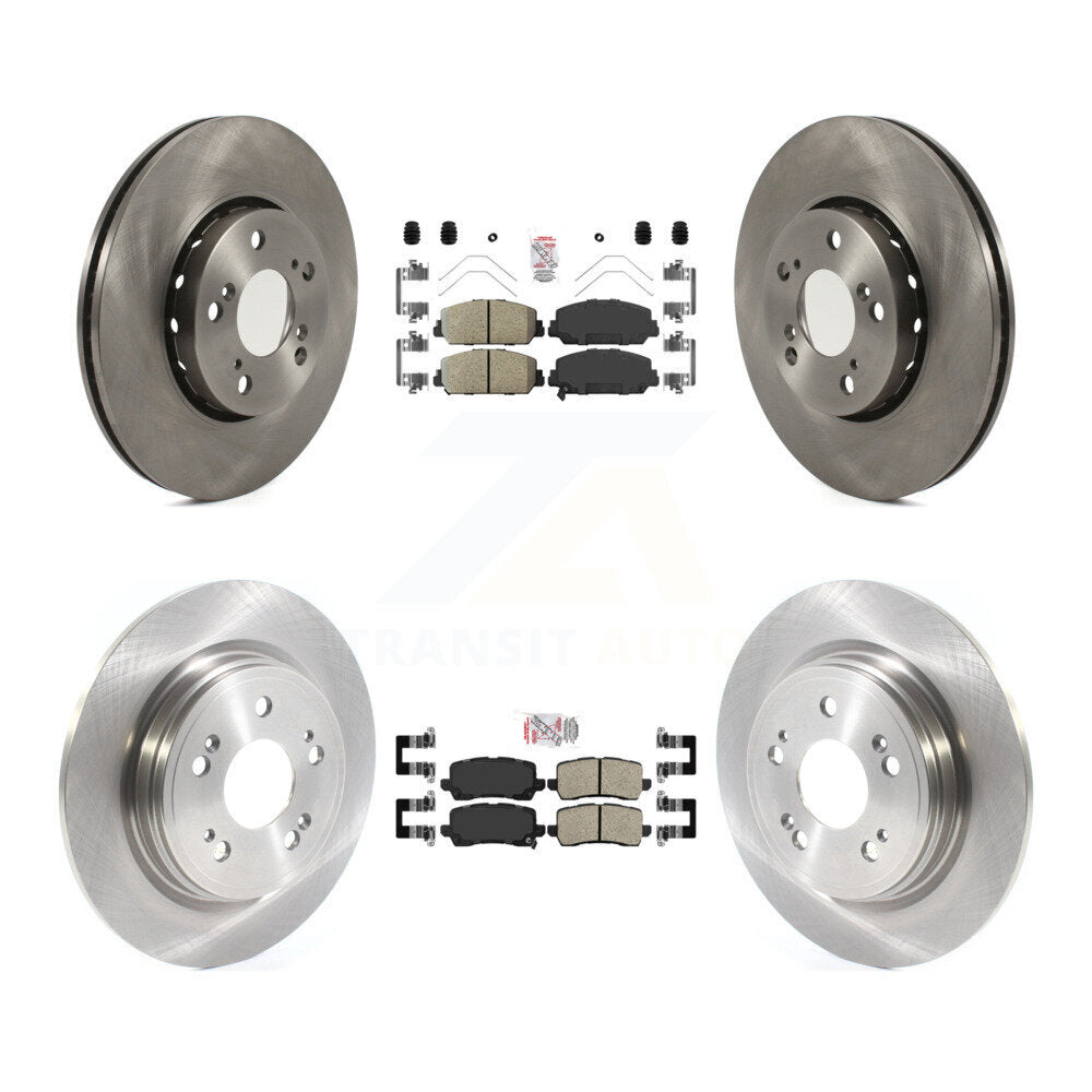 Kit de plaquettes en céramique et de rotors de frein à disque avant et arrière, pour Acura RLX K8A-103497