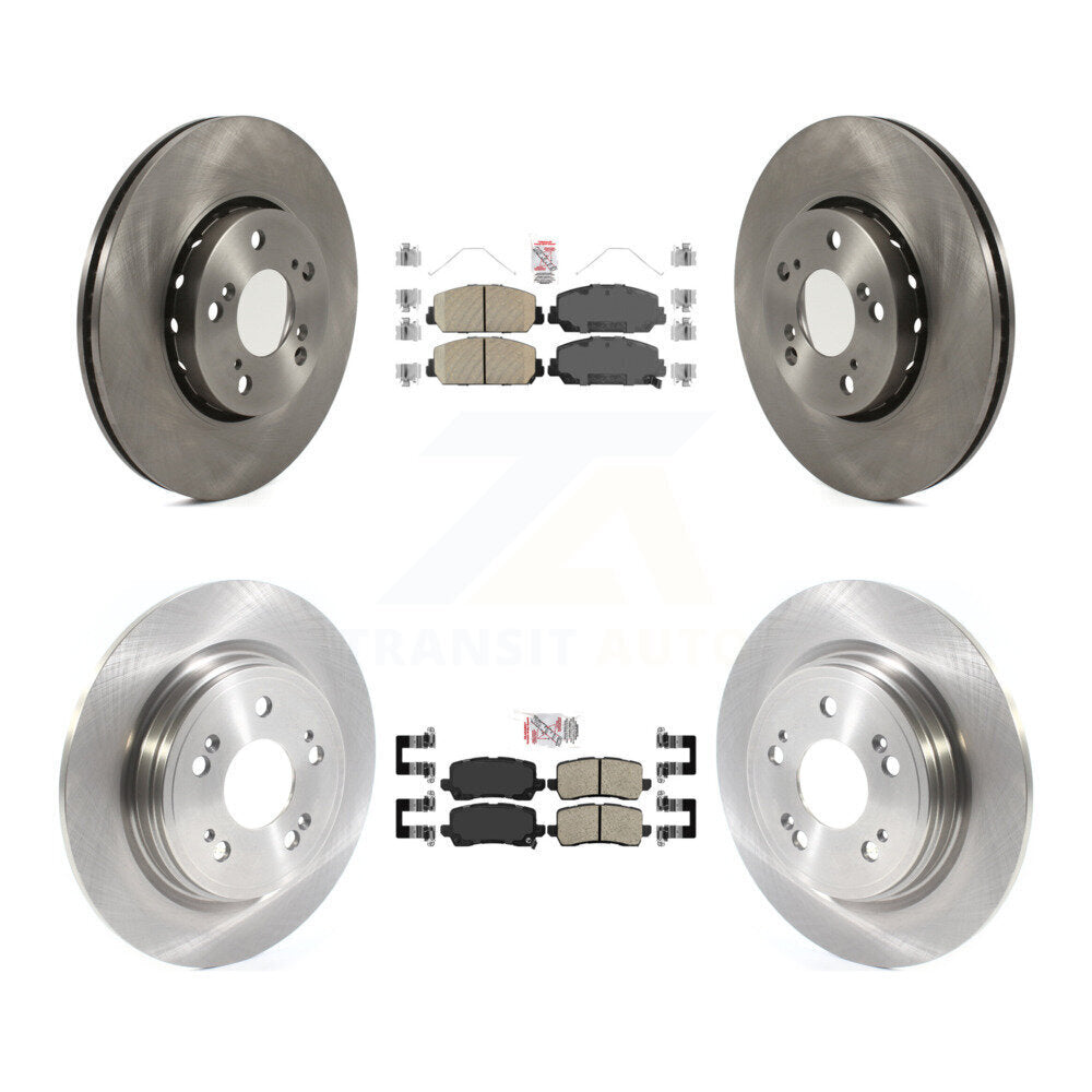 Kit de plaquettes en céramique et de rotors de frein à disque avant et arrière, pour Acura RLX K8A-103499