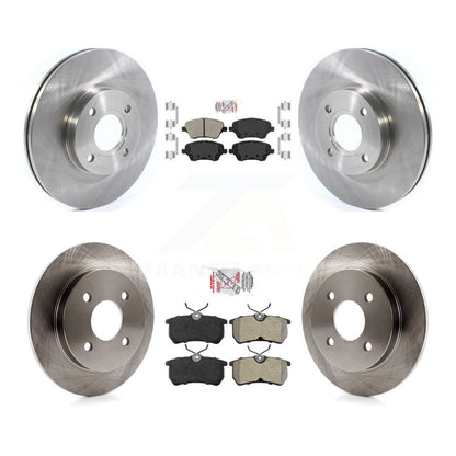 Kit de plaquettes semi-métalliques avant et arrière et rotor de frein à disque pour Ford Fiesta S 2014-2019