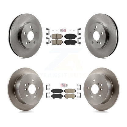Kit de plaquettes en céramique et de rotors de frein à disque avant et arrière, pour Toyota Sienna 2004 – 2010
