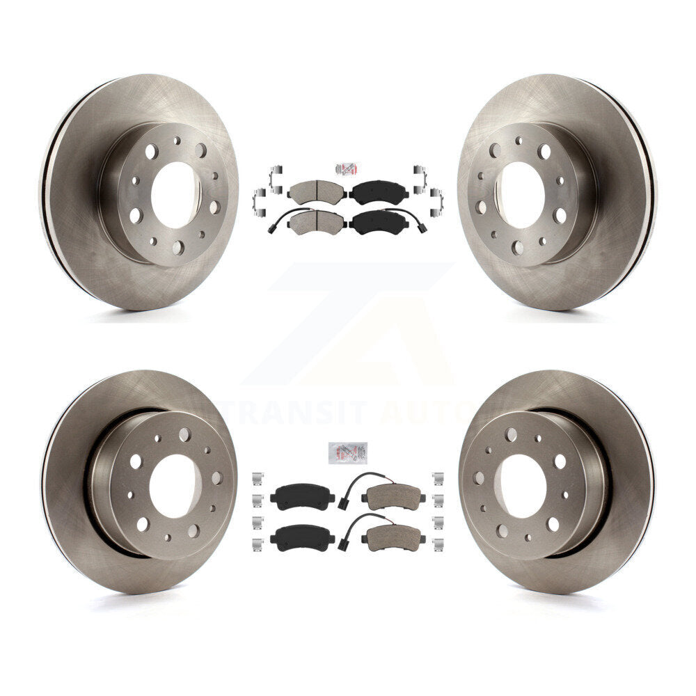 Kit de plaquettes et rotors de frein semi-métalliques avant et arrière, pour Ram ProMaster 2500 3500 150