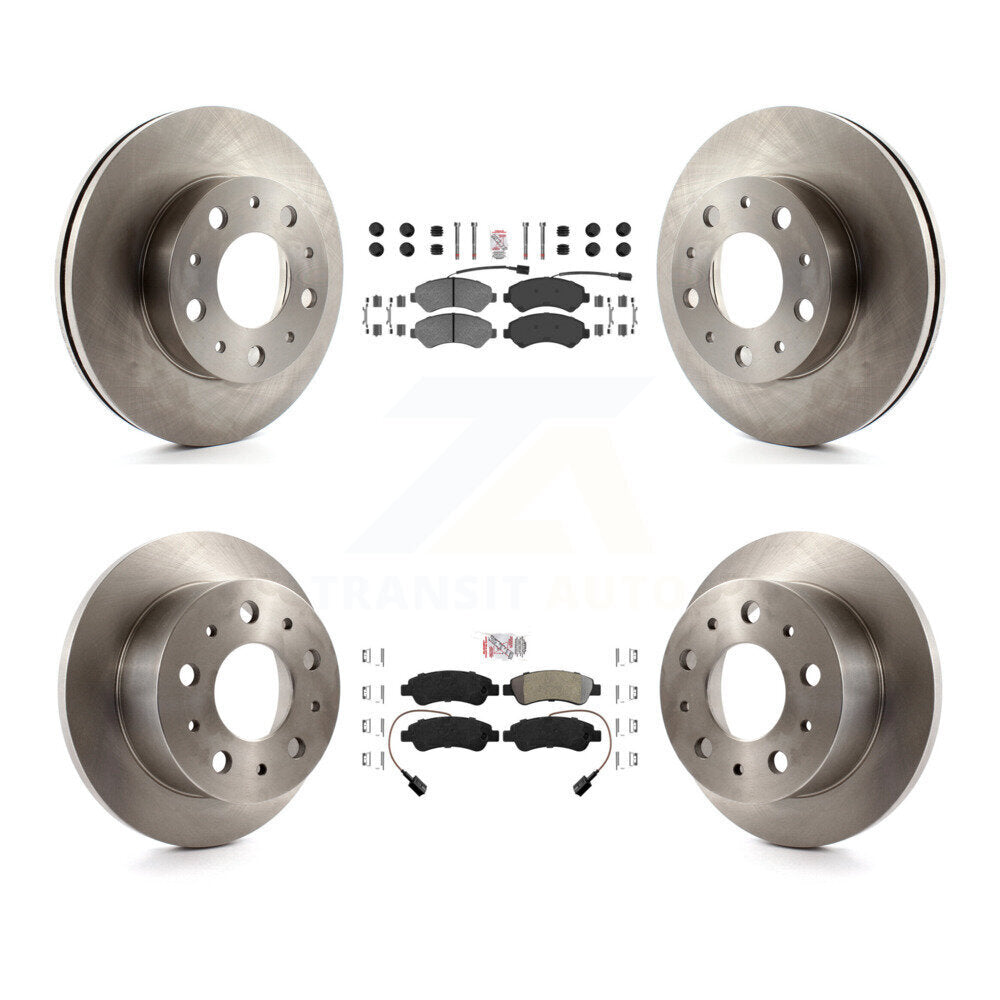 Kit de plaquettes et rotors de frein semi-métalliques avant et arrière, pour Ram ProMaster 2500 3500 150