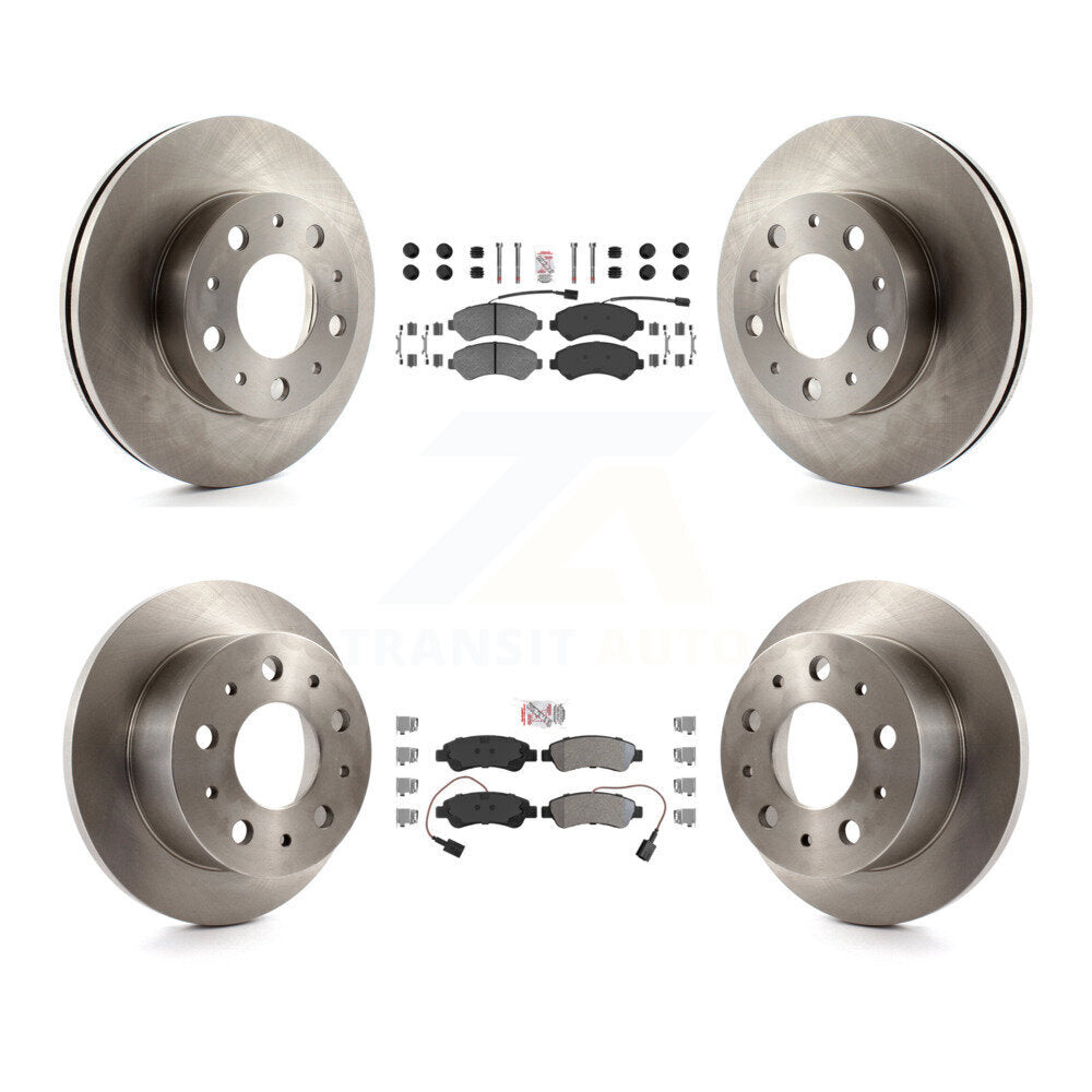 Kit de plaquettes et rotors de frein semi-métalliques avant et arrière, pour Ram ProMaster 2500 3500 150