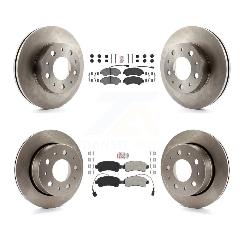 Kit de plaquettes et rotors de frein semi-métalliques avant et arrière, pour Ram ProMaster 2500 3500 150