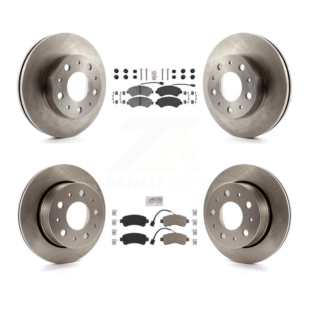Kit de plaquettes et rotors de frein semi-métalliques avant et arrière, pour Ram ProMaster 2500 3500 150
