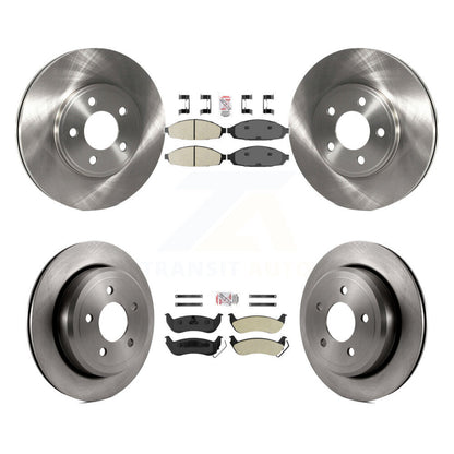 Kit de plaquettes semi-métalliques avant et arrière et Rotor de frein, pour Ford Crown Victoria Mercur