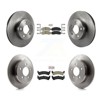 Kit de Rotor de frein à plaquettes semi-métalliques avant et arrière en céramique, pour Ford Explorer Sport 4W