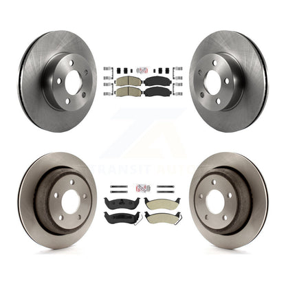 Kit de Rotor de frein à plaquettes semi-métalliques avant et arrière en céramique, pour Ford Ranger Mazda B400