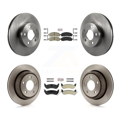 Kit de Rotor de frein à plaquettes semi-métalliques avant et arrière en céramique, pour Ford Ranger Mazda B400