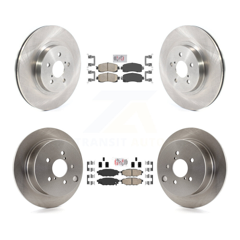 Kit de plaquettes en céramique et de rotors de frein à disque avant et arrière, pour Subaru Crosstrek Impreza
