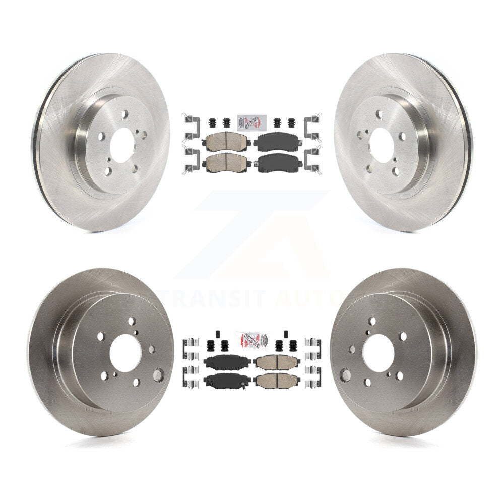 Kit de plaquettes en céramique et de rotors de frein à disque avant et arrière, pour Subaru Crosstrek Impreza