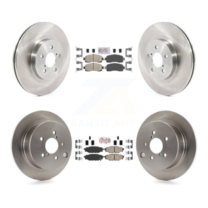 Kit de plaquettes en céramique et de rotors de frein à disque avant et arrière, pour Subaru Crosstrek Impreza