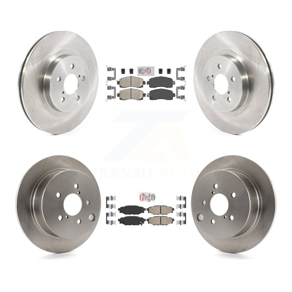 Kit de plaquettes en céramique et de rotors de frein à disque avant et arrière, pour Subaru Crosstrek Impreza