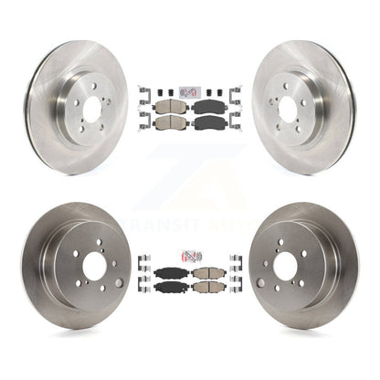 Kit de plaquettes en céramique et de rotors de frein à disque avant et arrière, pour Subaru Crosstrek Impreza