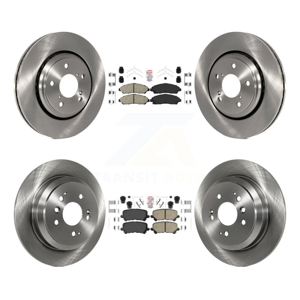 Kit de plaquettes en céramique et de disques de frein avant et arrière, pour Honda Pilot Ridgeline