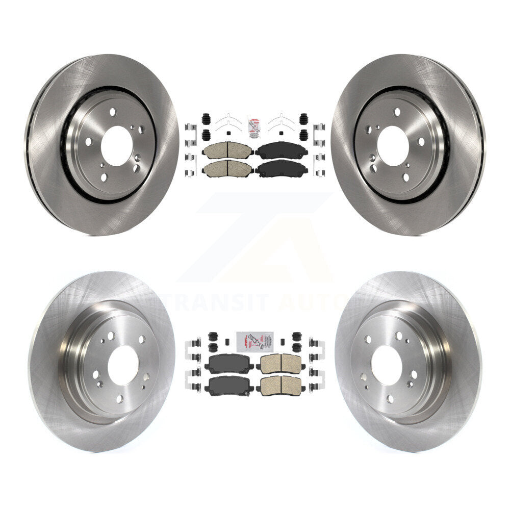 Kit de plaquettes en céramique et de rotors de frein à disque avant et arrière, pour Acura MDX K8A-103568