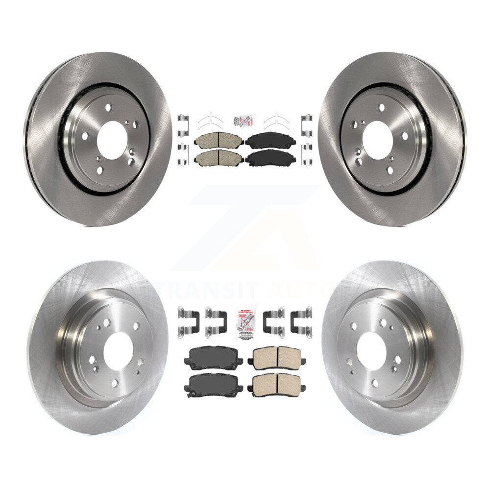Kit de plaquettes en céramique et de rotors de frein à disque avant et arrière, pour Acura MDX K8A-103569