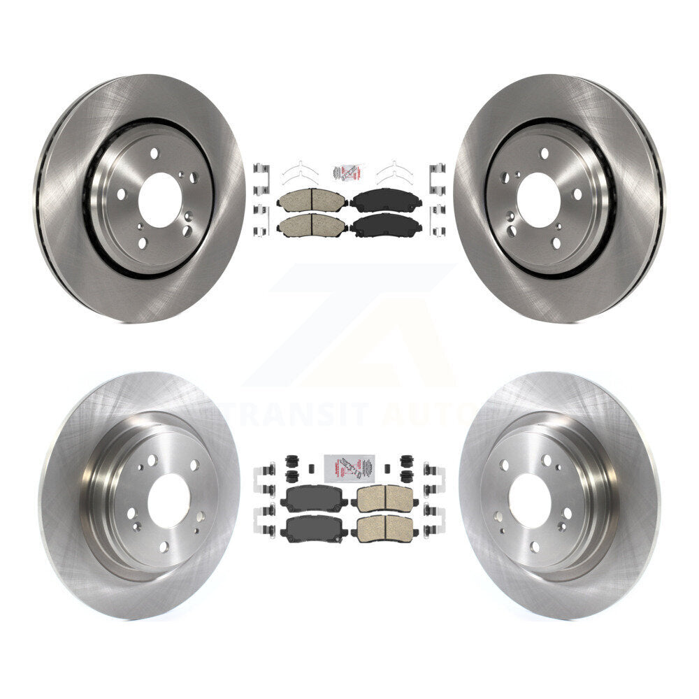 Kit de plaquettes en céramique et de rotors de frein à disque avant et arrière, pour Acura MDX K8A-103570