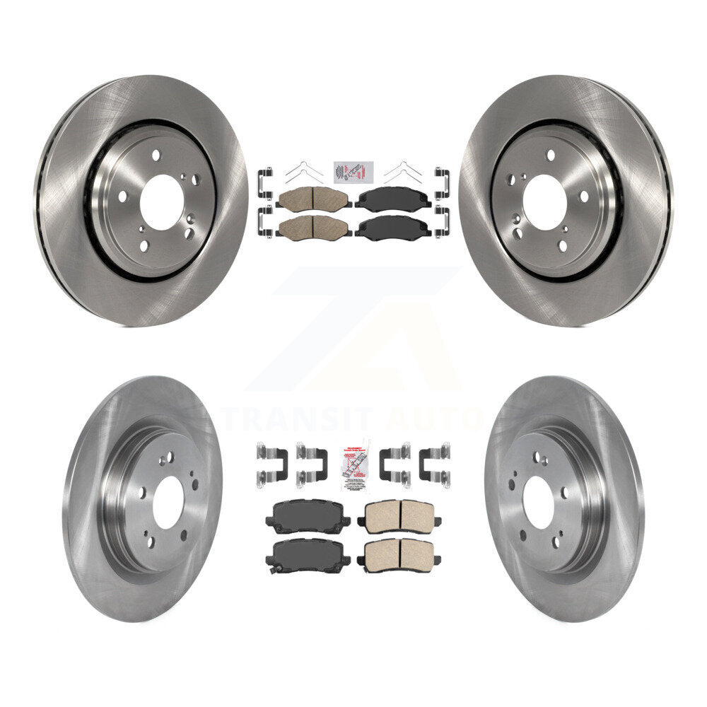 Kit de plaquettes en céramique et de rotors de frein à disque avant et arrière, pour Honda Odyssey 2018 – 2020