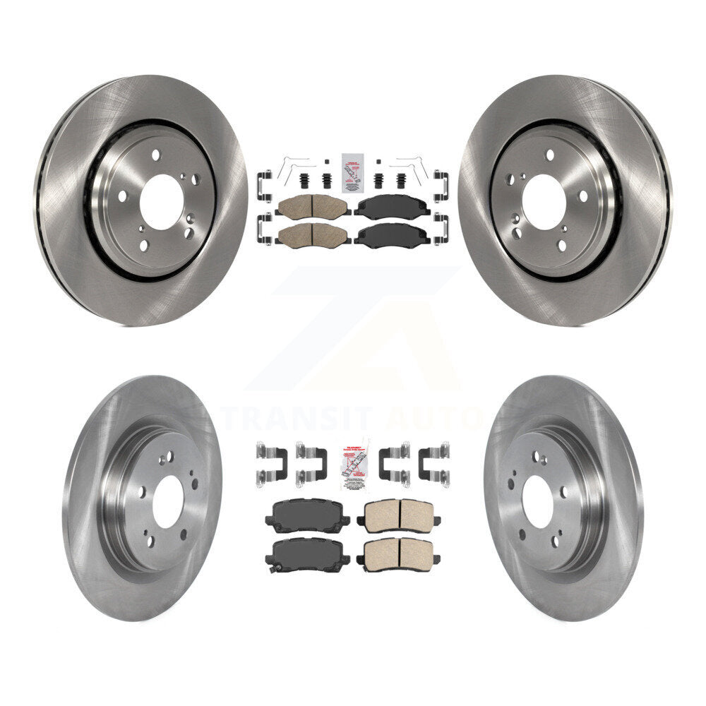 Kit de plaquettes en céramique et de rotors de frein à disque avant et arrière, pour Honda Odyssey 2018 – 2020