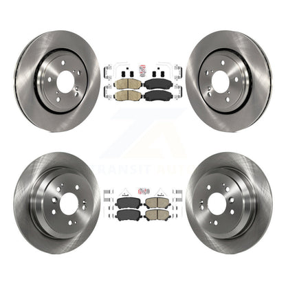 Kit de plaquettes en céramique et de rotors de frein à disque avant et arrière pour Honda Passport 2019 – 2024