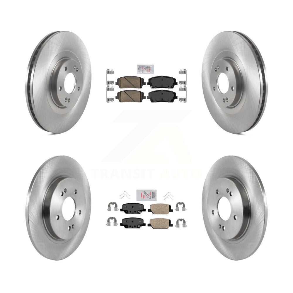 Kit de Rotor de frein à disque et plaquettes en céramique avant et arrière, pour Hyundai palissade Kia Tellurid