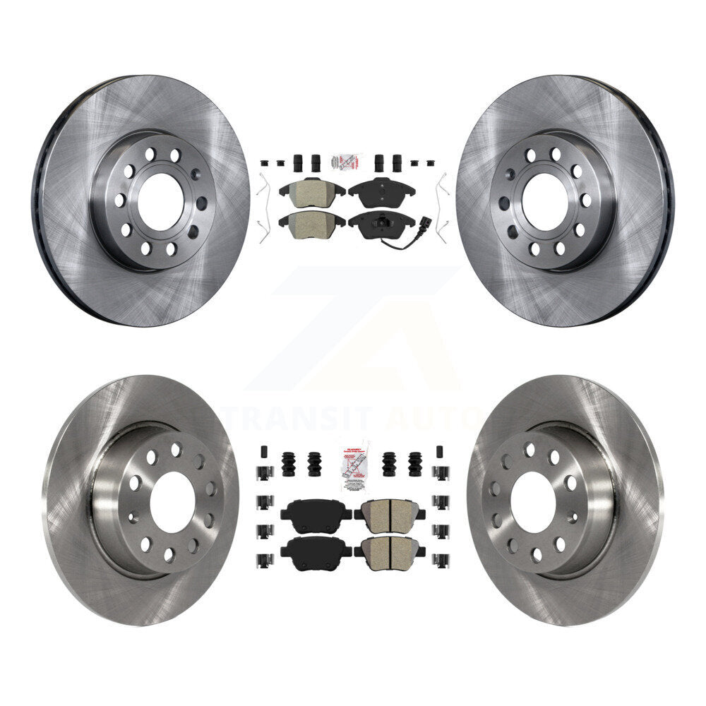 Kit de plaquettes semi-métalliques avant et arrière et disques de frein pour Volkswagen Beetle