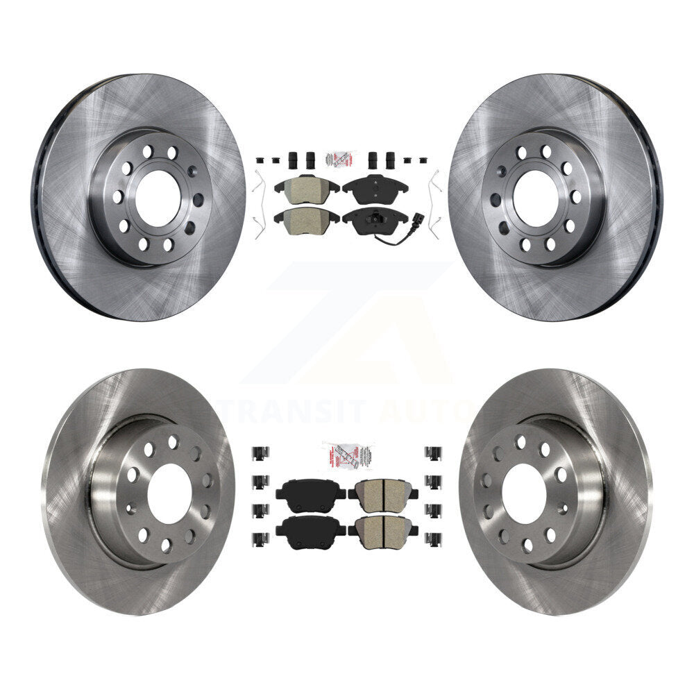Kit de plaquettes semi-métalliques avant et arrière et disques de frein pour Volkswagen Beetle