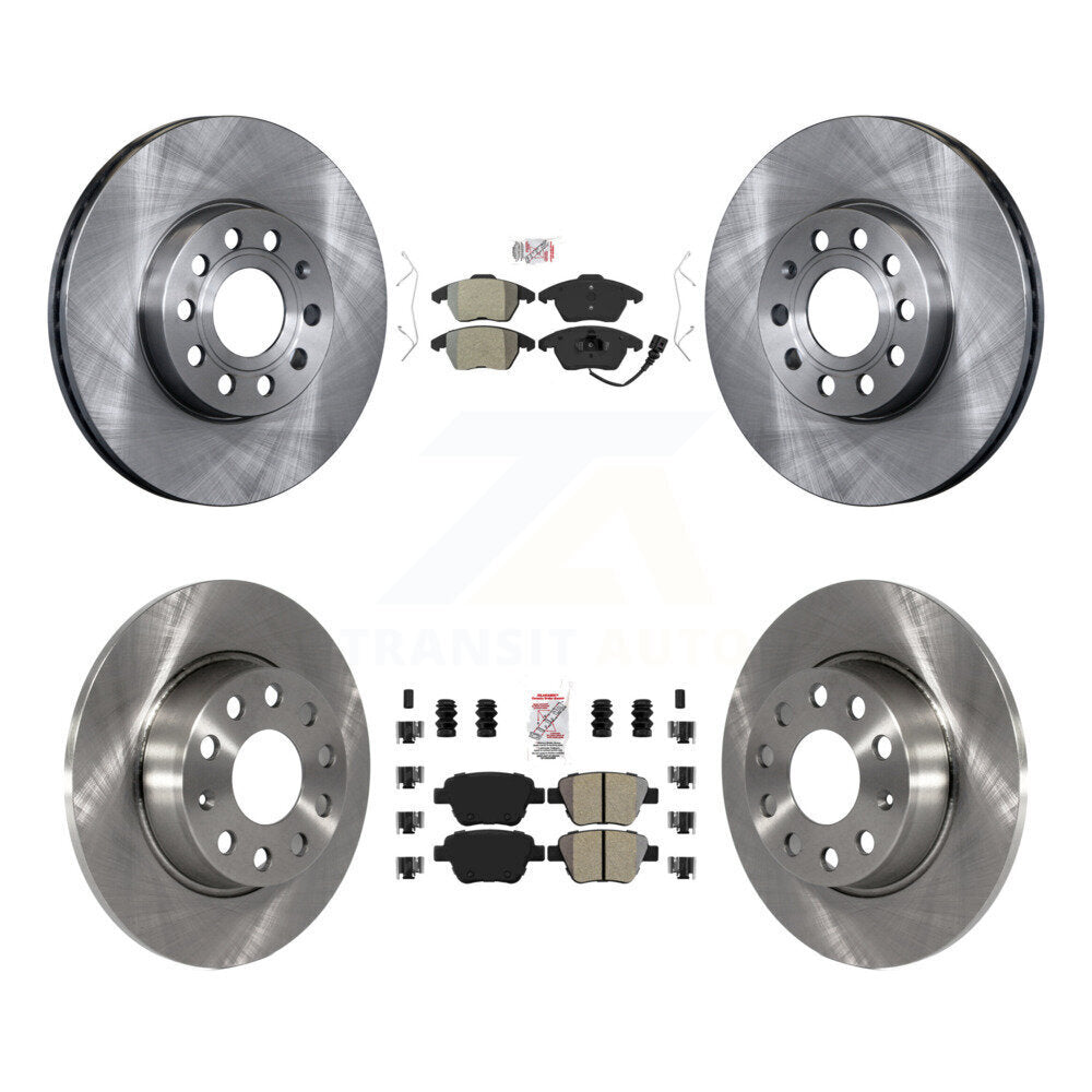 Kit de plaquettes semi-métalliques avant et arrière et disques de frein pour Volkswagen Beetle