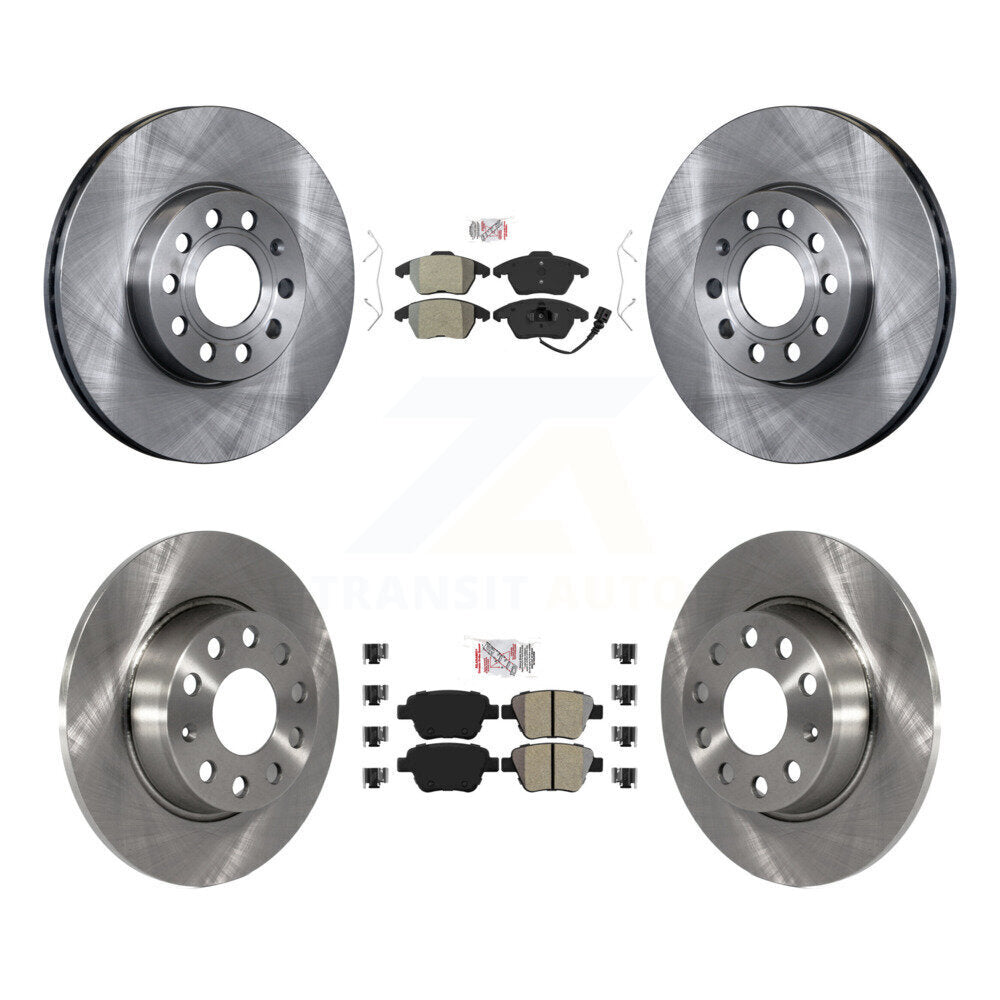 Kit de plaquettes semi-métalliques avant et arrière et disques de frein pour Volkswagen Beetle