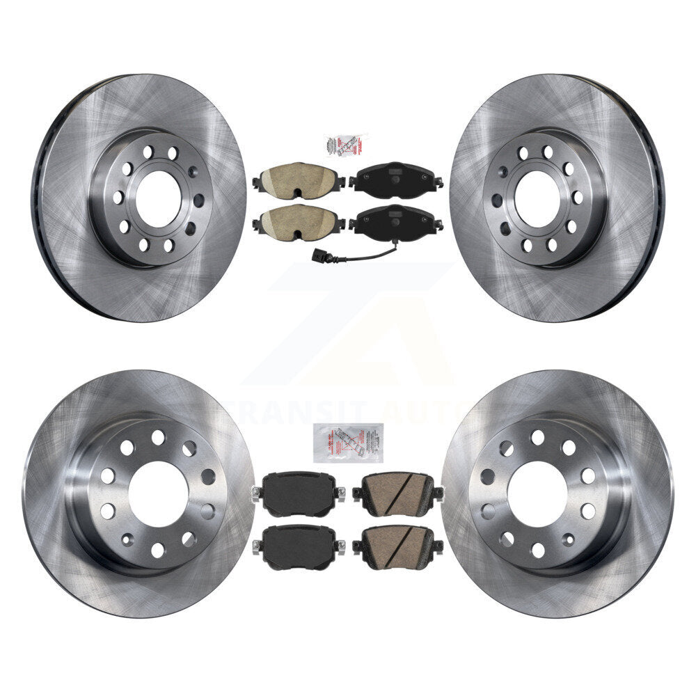 Kit de plaquettes en céramique et de disques de frein avant et arrière, pour Volkswagen Golf SportWage