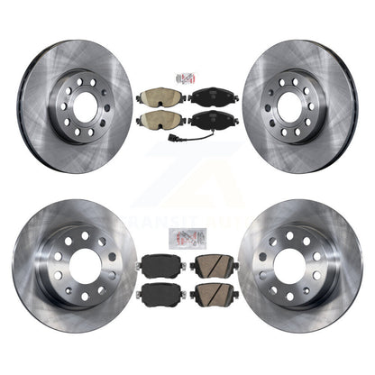 Kit de plaquettes en céramique et de disques de frein avant et arrière, pour Volkswagen Golf SportWage