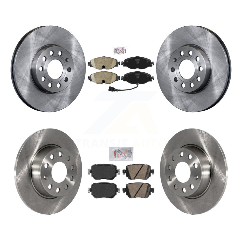 Kit de plaquettes en céramique et de disques de frein avant et arrière, pour Volkswagen Golf SportWage