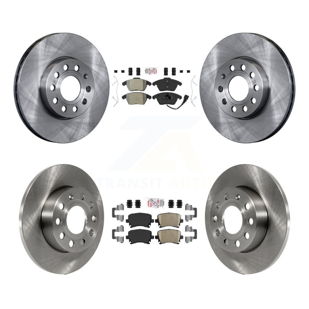 Kit de rotors de frein à disque en céramique, semi-métalliques avant et arrière, pour Volkswagen Rabbi
