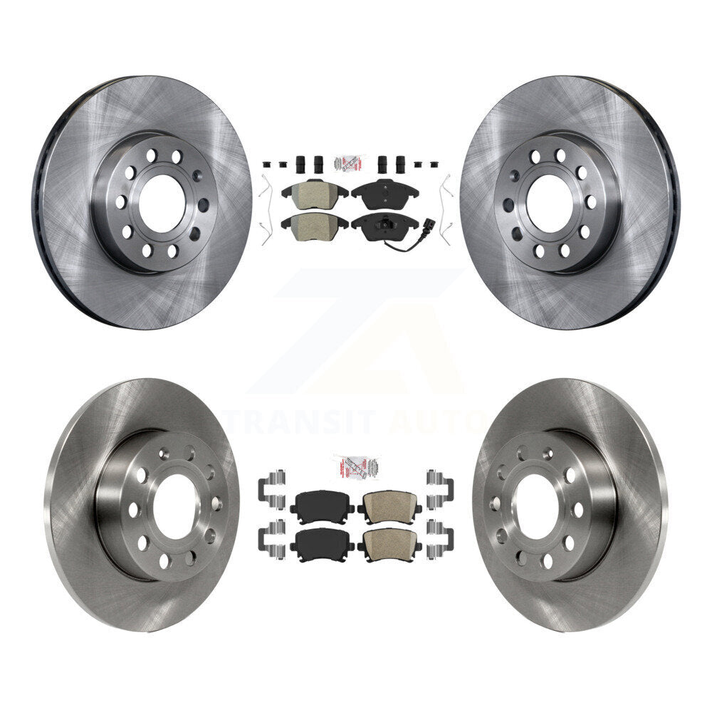 Kit de rotors de frein à disque en céramique, semi-métalliques avant et arrière, pour Volkswagen Rabbi