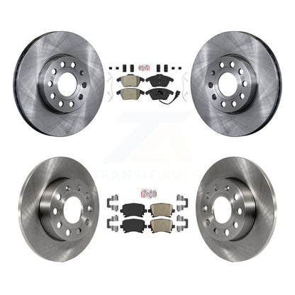 Kit de rotors de frein à disque en céramique, semi-métalliques avant et arrière, pour Volkswagen Rabbi
