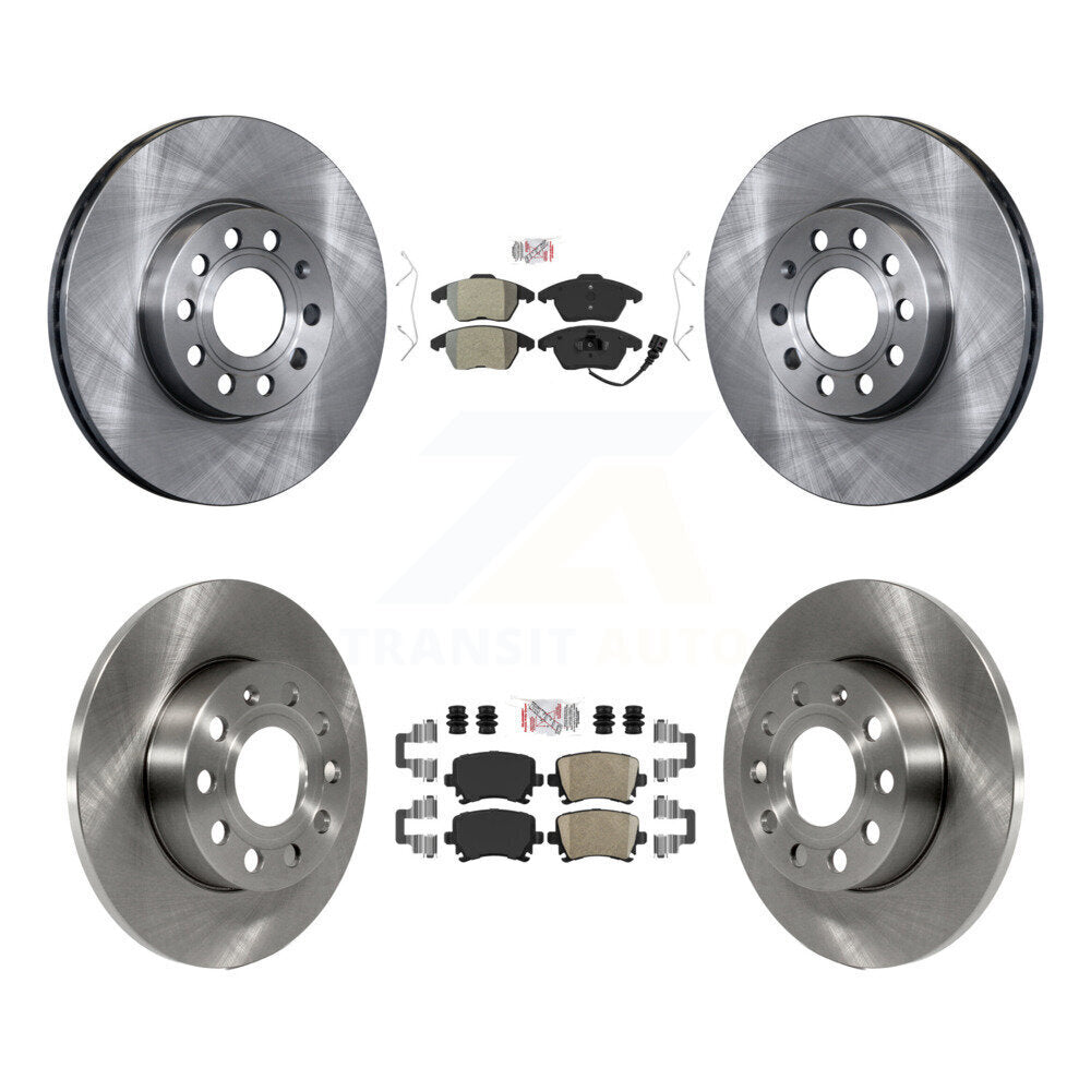 Kit de rotors de frein à disque en céramique, semi-métalliques avant et arrière, pour Volkswagen Rabbi