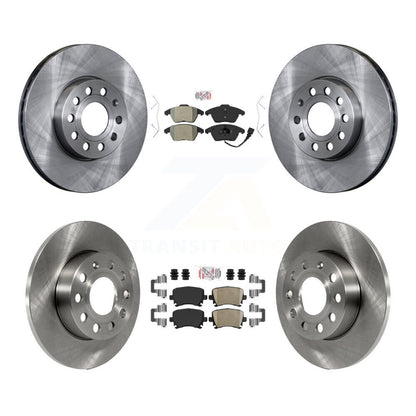 Kit de rotors de frein à disque en céramique, semi-métalliques avant et arrière, pour Volkswagen Rabbi