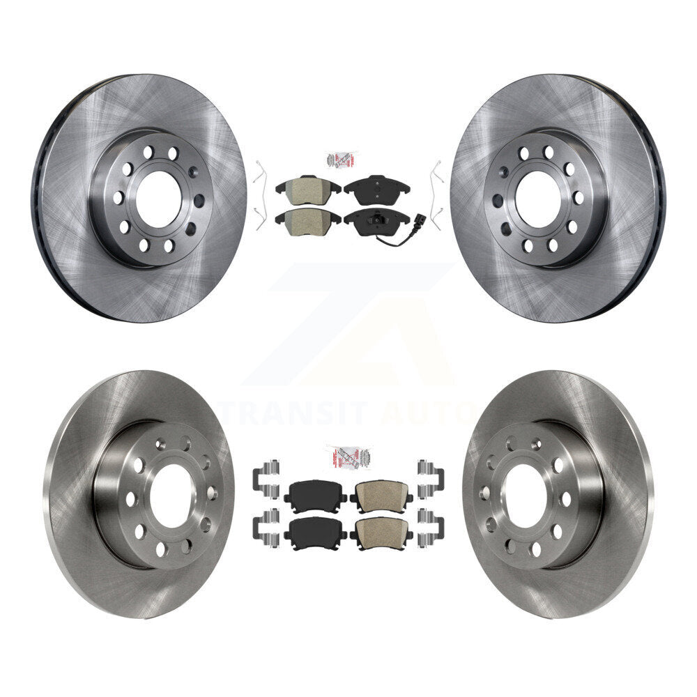 Kit de rotors de frein à disque en céramique, semi-métalliques avant et arrière, pour Volkswagen Rabbi