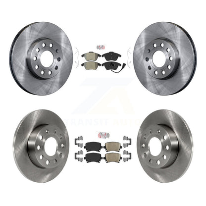 Kit de rotors de frein à disque en céramique, semi-métalliques avant et arrière, pour Volkswagen Rabbi
