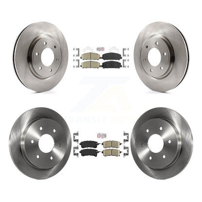 Kit de rotors de frein à plaquettes en céramique avant et arrière, pour Nissan Armada 17-19 avec Roto solide