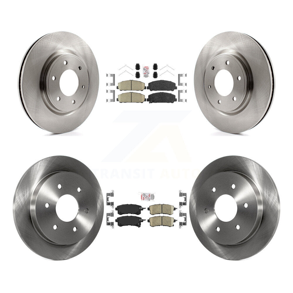 Kit de rotors de frein à plaquettes en céramique avant et arrière, pour Nissan Armada 17-19 avec Roto solide