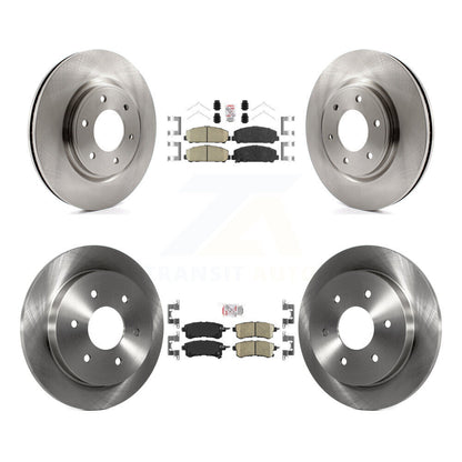Kit de rotors de frein à plaquettes en céramique avant et arrière, pour Nissan Armada 17-19 avec Roto solide