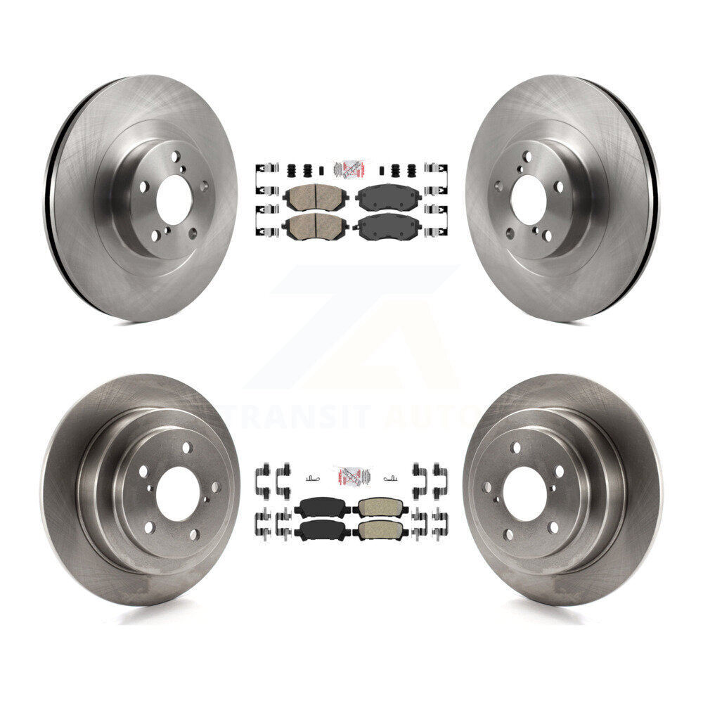Kit de Rotor de frein à plaquettes semi-métalliques avant et arrière en céramique, pour Subaru Forester Imprez