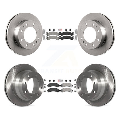 Kit de plaquettes semi-métalliques avant et arrière et Rotor de frein à disque pour Chevrolet Express 450