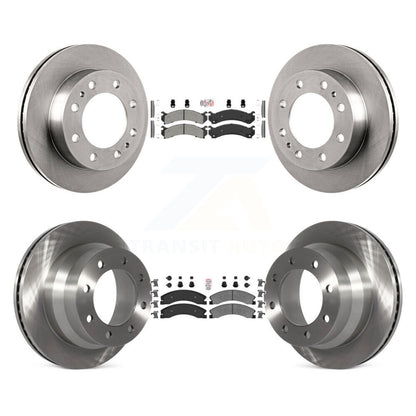 Kit de Rotor de frein à disque à plaquettes semi-métalliques avant et arrière, pour Chevrolet Express 4500 GM