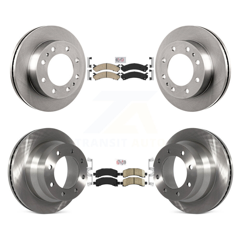 Kit de plaquettes en céramique et de rotors de frein à disque avant et arrière, pour Chevrolet Express 4500
