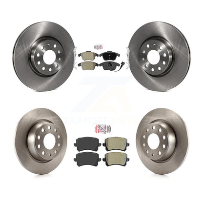 Kit de rotors de frein à disque à plaquettes semi-métalliques avant et arrière, pour Volkswagen Tiguan Audi Q