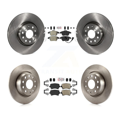Kit de rotors de frein à plaquettes en céramique, semi-métalliques, avant et arrière, pour Volkswagen CC GTI Aud
